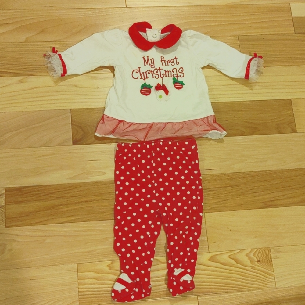 My first Christmas Okie Dokie 0-3 months